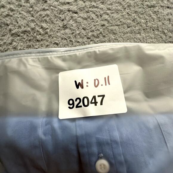 Vintage 50s 60s Conquerer Simpsons Soulette Poplin Sanforized Button Shirt Large - Picture 13 of 13